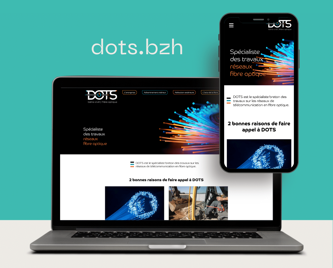 Création du site Internet de Dots, entreprise au Faouët