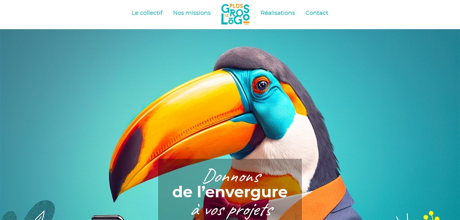 Intégration du site One-Page de Plus Gros Le Logo