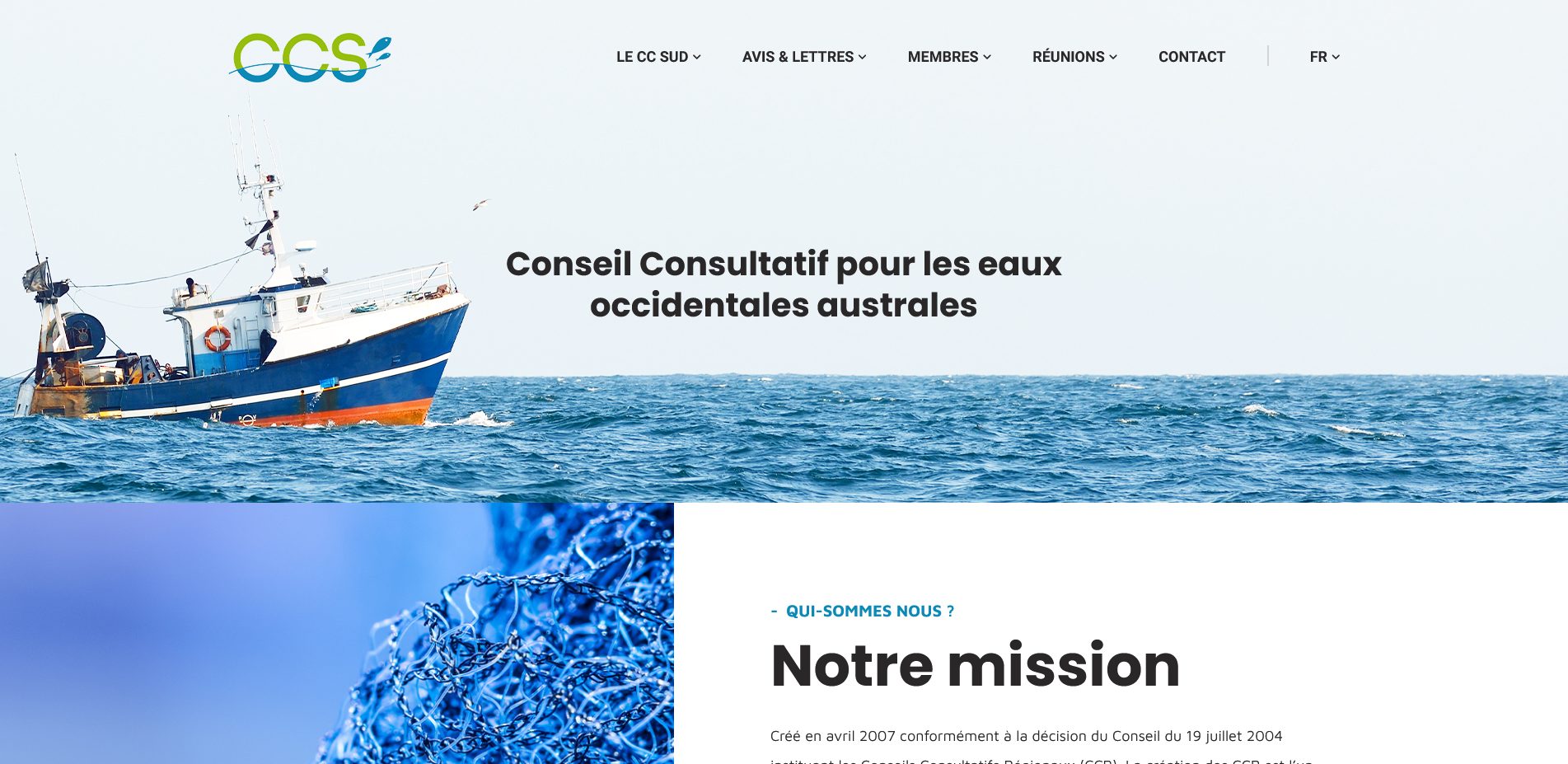 Intégration et développement sur-mesure pour le site Internet du CC Sud